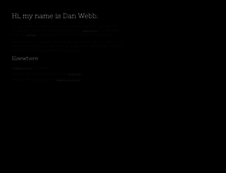 danwebb.net screenshot