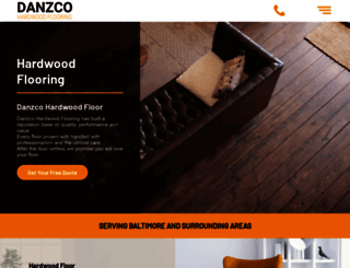 danzcohardwoodfloors.com screenshot