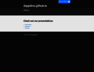 dappdevs.github.io screenshot