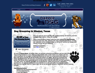 dapperdoggroomers.com screenshot