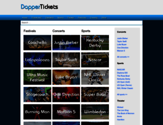 dappertickets.com screenshot
