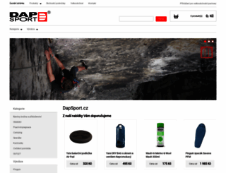 dapsport.cz screenshot