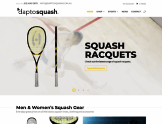 daptosquash.com.au screenshot