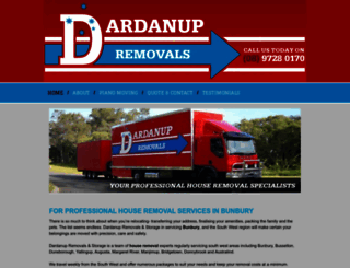 dardanupremovals.com screenshot