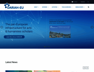 dariah.eu screenshot