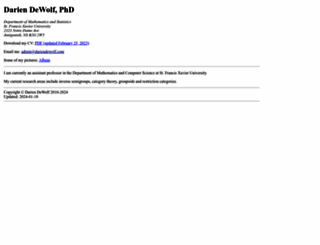 dariendewolf.com screenshot