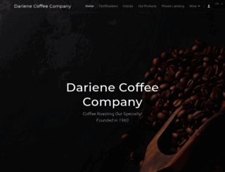 darienecoffee.com screenshot