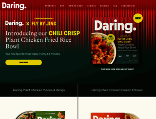 daringfoods.com screenshot