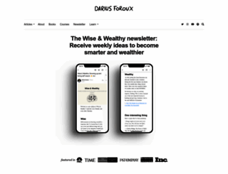 dariusforoux.com screenshot