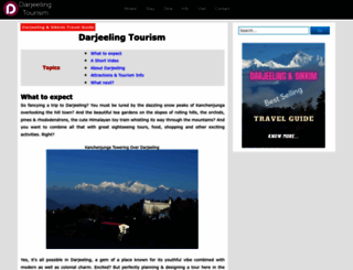 darjeeling-tourism.com screenshot