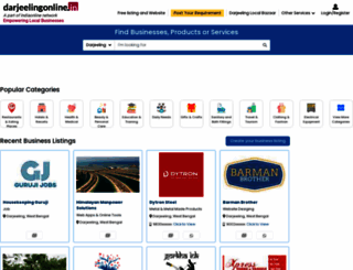 darjeelingonline.in screenshot