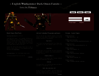 dark-omen.org screenshot