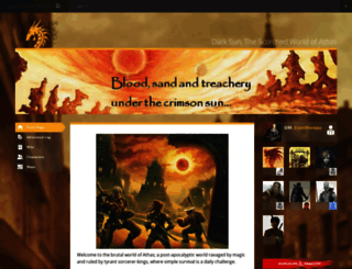 dark-sun-games.obsidianportal.com screenshot