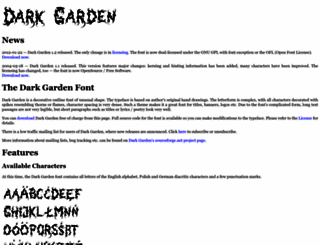 darkgarden.sourceforge.net screenshot