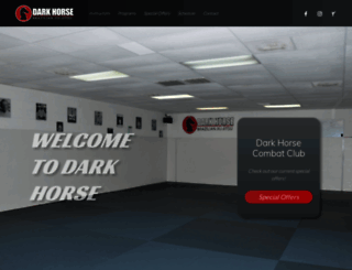 darkhorsecombatclub.com screenshot