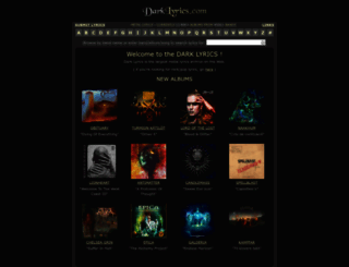 darklyrics.com screenshot