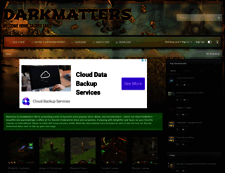 darkmatters.org screenshot