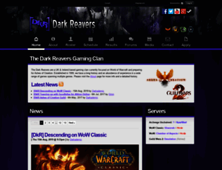 darkreavers.co.uk screenshot