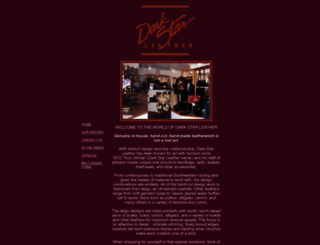 darkstarleather.com screenshot