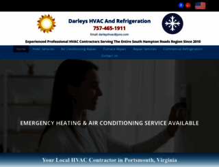 darleyshvac.com screenshot