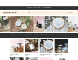 darlingcandles.com screenshot