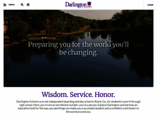 darlingtonschool.org screenshot