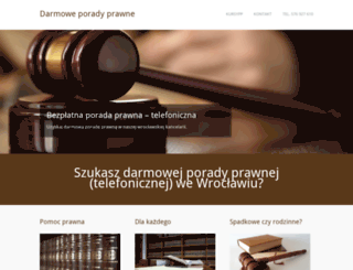 darmoweporadyprawne.wroclaw.pl screenshot
