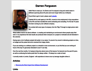 darren-ferguson.com screenshot