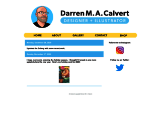 darrencalvert.com screenshot