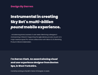 darrenclarkdesign.com screenshot