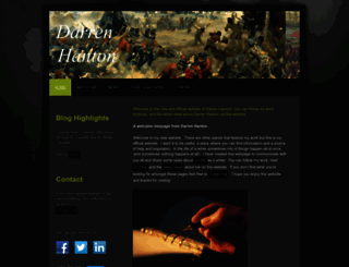 darrenhanton.com screenshot