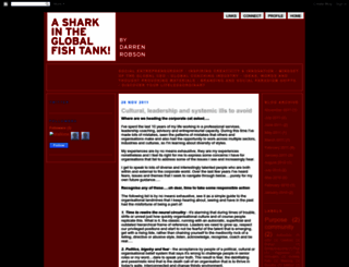 darrenrobson.com screenshot