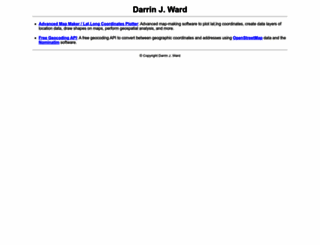 darrinward.com screenshot