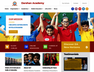 darshanacademy.org screenshot