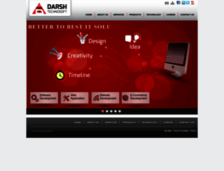 darshtechnosoft.com screenshot