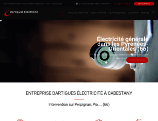 dartigues-electricite.com screenshot
