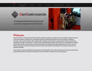dartinstruments.com.au screenshot