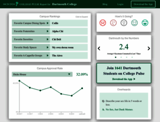dartmouthpulse.com screenshot