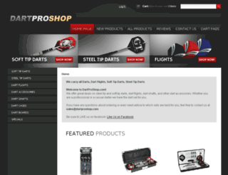 dartproshop.com screenshot