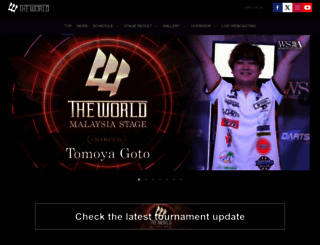 darts-theworld.com screenshot