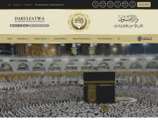 darulfatwa.org.au screenshot