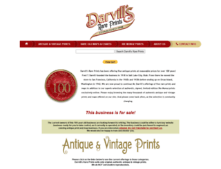 darvillsrareprints.com screenshot