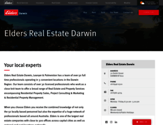 darwin.eldersrealestate.com.au screenshot