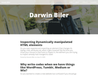 darwinbiler.com screenshot