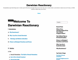 darwinianreactionary.wordpress.com screenshot