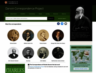 darwinproject.ac.uk screenshot