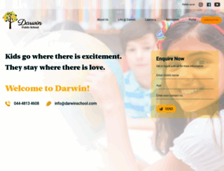 darwinschool.com screenshot