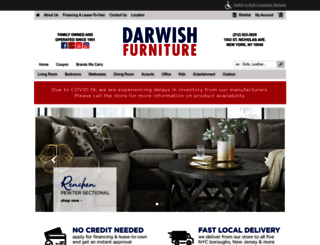 darwishfurniture.com screenshot