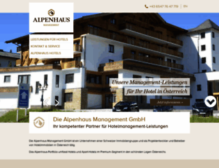 das-alpenhaus.at screenshot