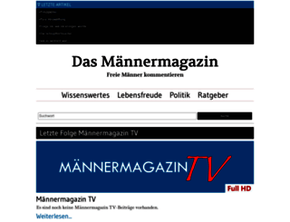 das-maennermagazin.com screenshot